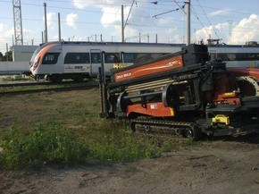 прокол под дорогой в Минске