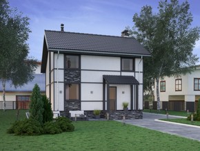 Каркасный дом Бавария под ключ в Беларуси