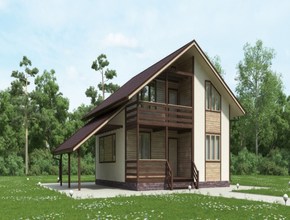 Каркасный дом Варяг 4 под ключ в Беларуси