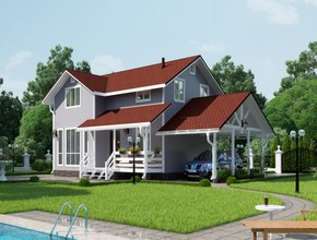Каркасный дом Викинг 2 под ключ в Беларуси