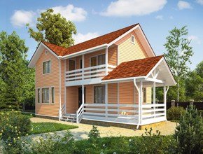 Каркасный дом Викинг 7 под ключ в Беларуси